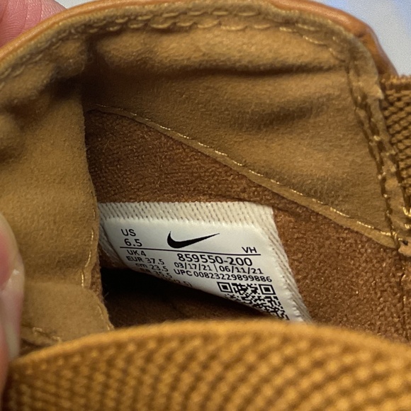 Nike air max brown leather bootie size 6.5 - Picture 5 of 7